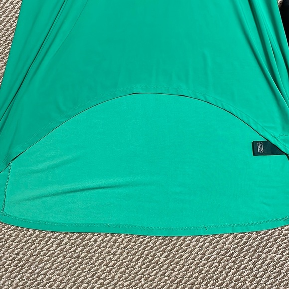 Vintage Rare Ralph Lauren Wedding Guest Elegant Scoop Knot Emerald Maxi Dress 8 - Picture 12 of 13